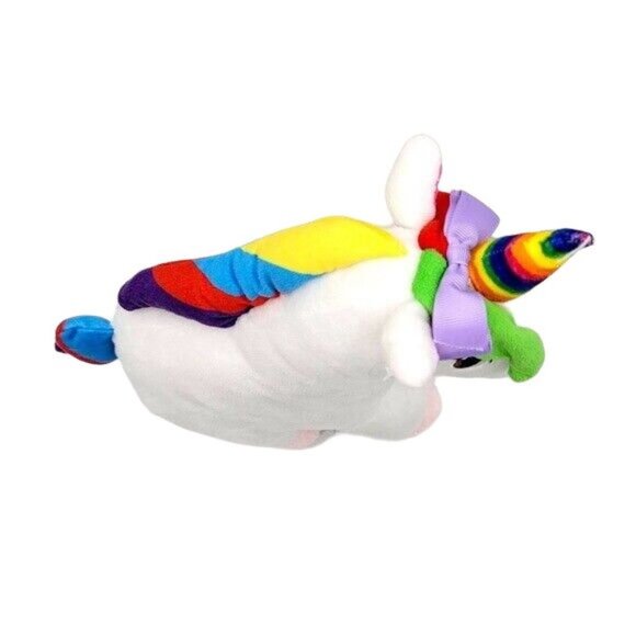 2/$15 Nickelodean JoJo Siwa Unicorn Plush Rainbow 12" Silver Metallic Hooves - Picture 6 of 9